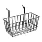 Azar Displays 6.25 Chrome Wire Basket, 2/Pack (300620)