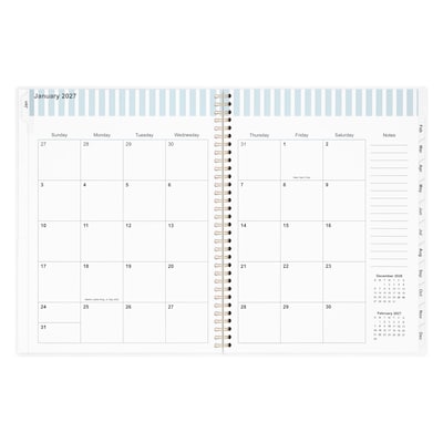 2027 Staples 8" x 11" Weekly & Monthly Planner, Ice Blue (ST63610-27)