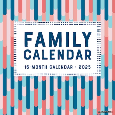 2025 Willow Creek Family Planner 12 x 12 Monthly Wall Calendar (42861)