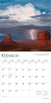 2026 BrownTrout A Perfect Storm 12" x 12" Monthly Wall Calendar (9798330702008)