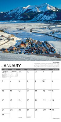 2027 Willow Creek Colorado 12" x 12" Monthly Wall Calendar, Assorted Colors (59821)
