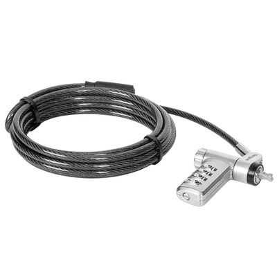 Targus DEFCON Ultimate Universal Serialized Laptop Combination Lock, 6.5 ft. (ASP96GLX-S)