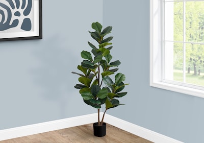 Monarch Specialties Inc. 49" Artificial Fiddle Tree in Pot (I 9517)