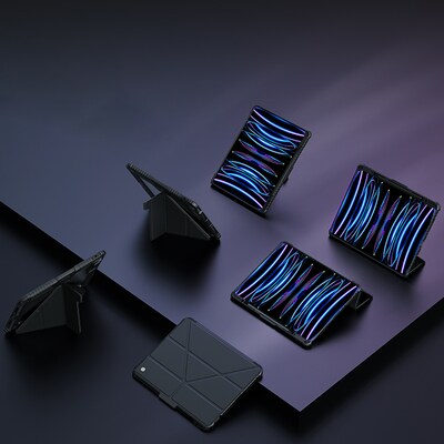 SaharaCase Heavy Duty Folio Case for 13" Apple iPad Pro M4 (2024), Scorpion Black (TB00378)