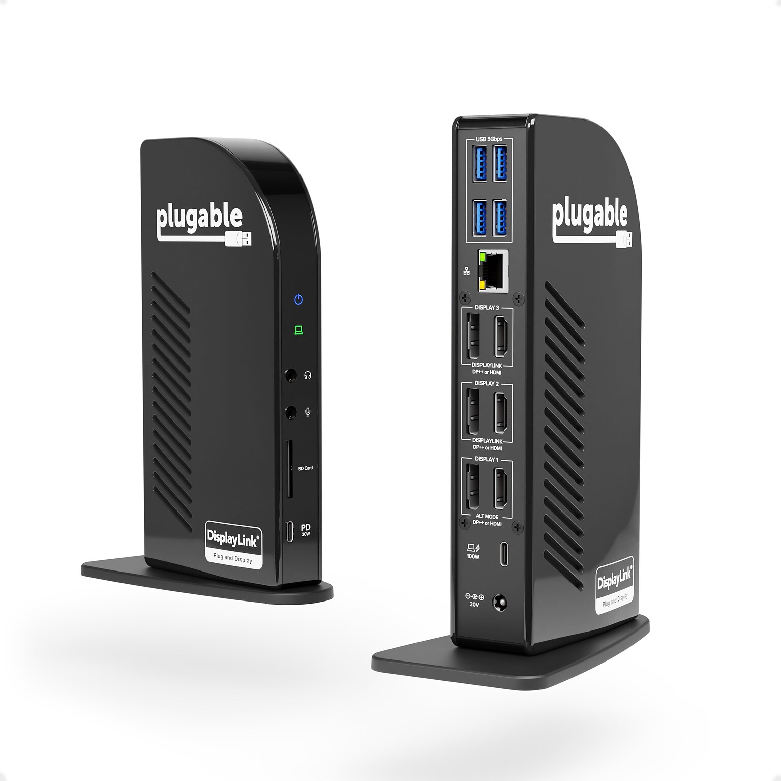 Plugable USB-C Triple Monitor Docking Station (UD-ULTC4K)