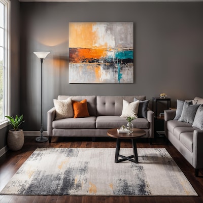 Adesso Claret Torchiere 72"H Black Floor Lamp with White Alabaster Glass Shade (3285-01)