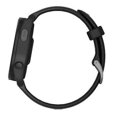 Garmin Forerunner 165 Smartwatch, GPS, 43mm, Slate Gray & Black Silicone Band (010-02863-30)