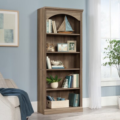 Sauder Select 71H 5-Shelf Bookcase, Salt Oak (446193)