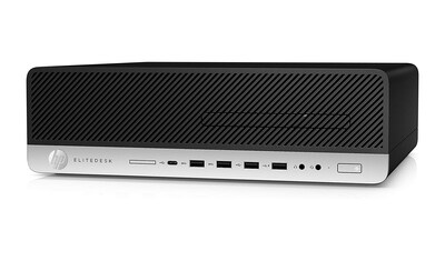 HP EliteDesk 800 G4 SFF Refurbished Desktop Computer, Intel Core i7-8700 3.2GHz, 16GB RAM, 512GB SSD, Windows 11 Pro