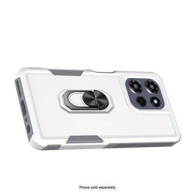 SaharaCase Raider Series GRIP Case for Motorola Moto G Power 5G, Shock Absorbing, Fossil White (CP00784)