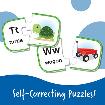 Learning Resources ABC Puzzle Cards, Multicolor (LER 6085)