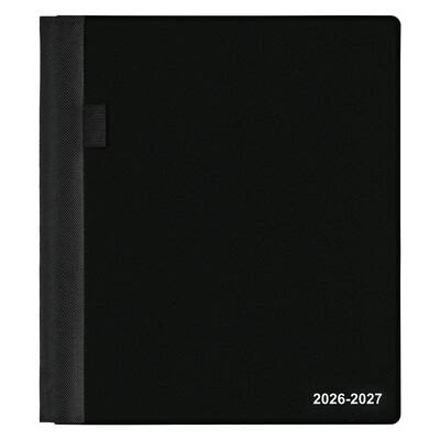 2026–2027 Staples 7 x 9 Academic Weekly and Monthly Appointment Book, Black (ST25497-27)