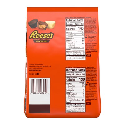 Reese's Miniatures Assorted Milk Chocolate Cup, 26.6 oz.(HEC43165)
