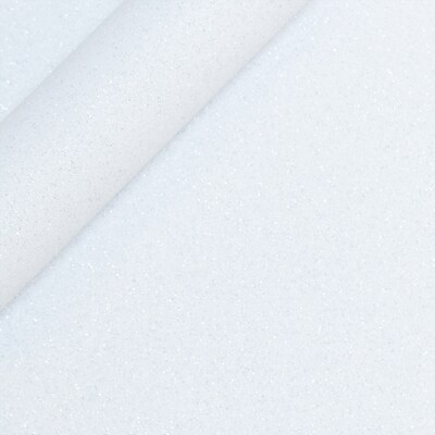 Siser Glitter Die Cutting HTV Heat Transfer Vinyl, 36, White (SIRMIGL1183600)