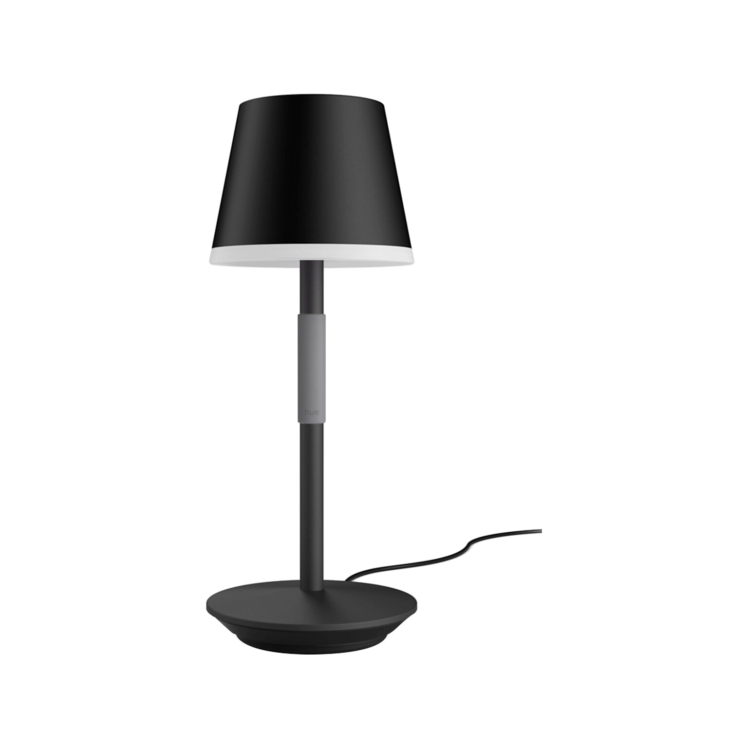 Philips Hue Go LED Portable Smart Table Lamp, Black/Dark Gray  (576454)