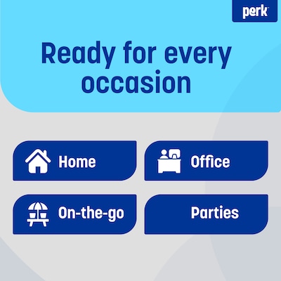 Perk™ Polystyrene Spoon, Medium-Weight, White, 300/Pack (PK56400)