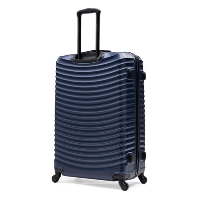 DUKAP Adly 32" Hardside Suitcase, 4-Wheeled Spinner, TSA Checkpoint Friendly, Blue (DKADL00XL-BLU)