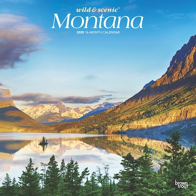 2025 BrownTrout Montana Wild & Scenic 12 x 12 Monthly  Wall Calendar (9781975475314)
