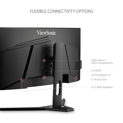 ViewSonic OMNI 34" Curved 144 Hz LCD Gaming Monitor, Black (VX3418-2KPC)
