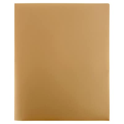 JAM Paper Smooth 2 Pocket Plastic Folders, Assorted, 6/Pack (383HPassrt)