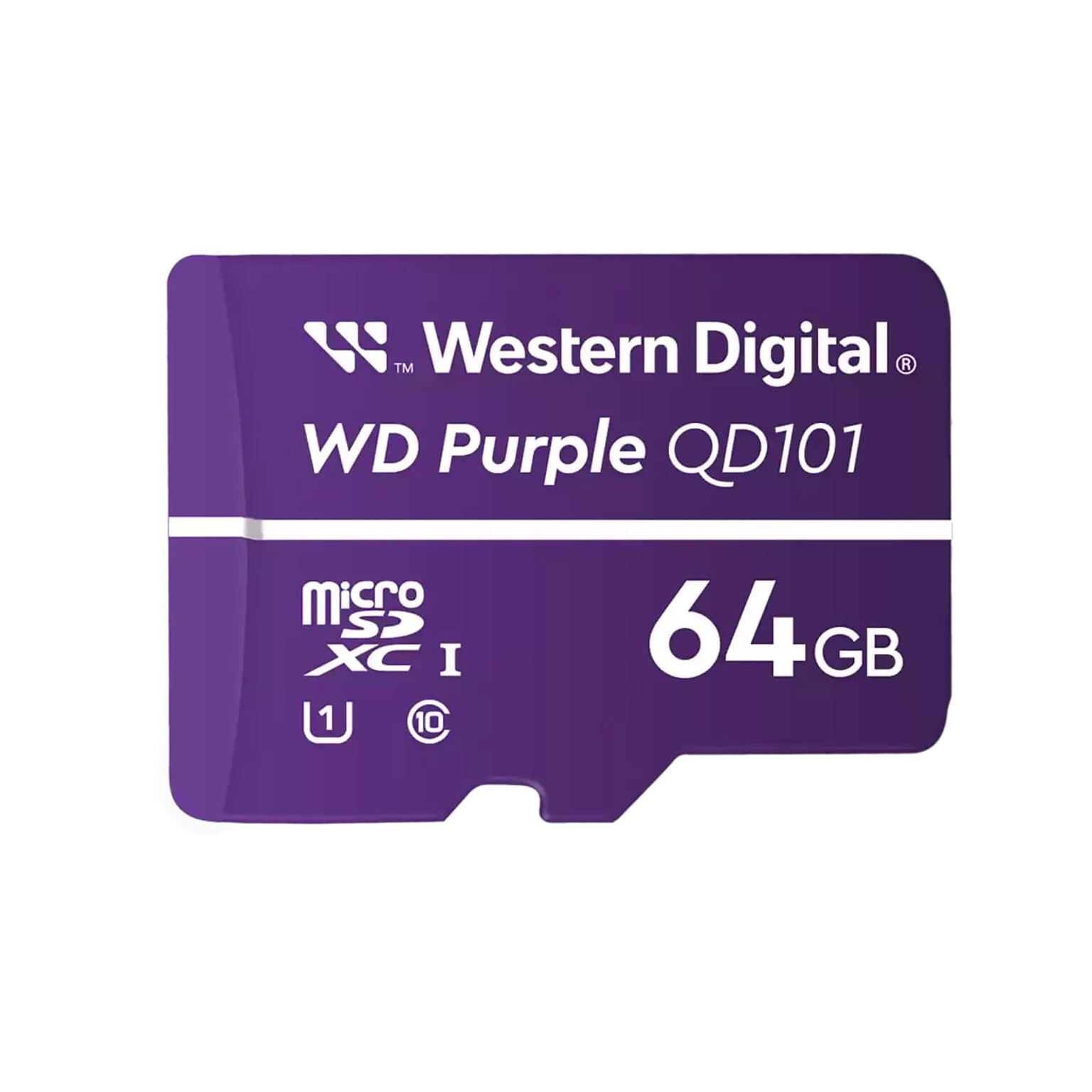 SanDisk Purple QD101 64GB microSDXC Memory Card, Class 10, UHS-I (WDD064G1P0C-85AEL0)