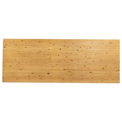 Flash Furniture HERCULES 108" Folding Farm Table, Light Natural (XAF108X40LN)