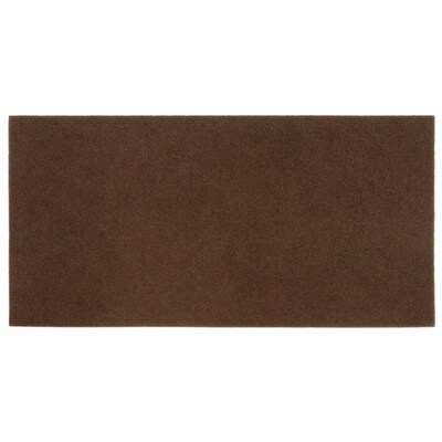 Square Scrub Pivot 28 x 14 Stripper Floor Pad, Brown, 10/Pack (SS P1428SQP)