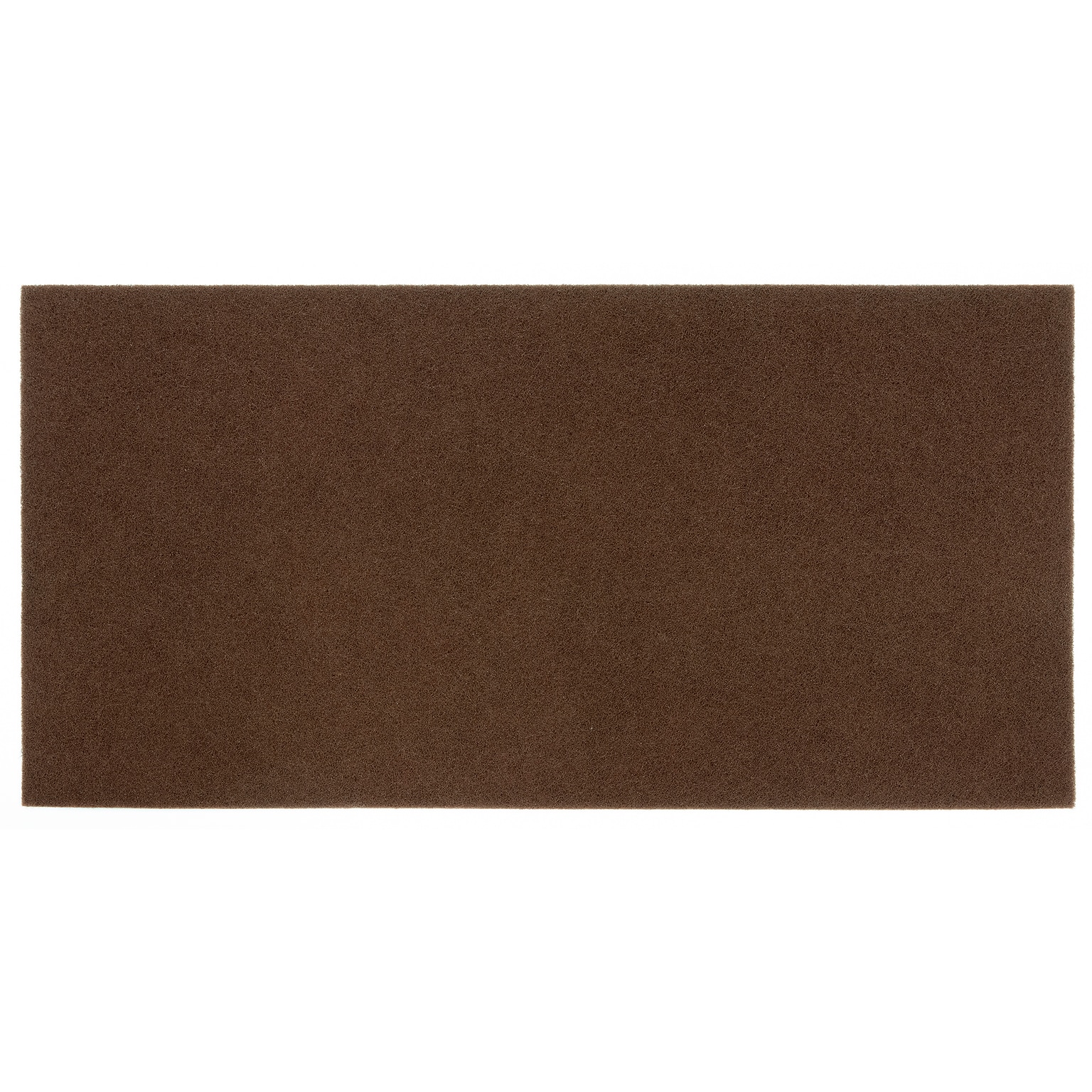 Square Scrub Pivot 28 x 14 Stripper Floor Pad, Brown, 10/Pack (SS P1428SQP)
