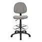 Boss Drafting Stool w/ Footring; Gray