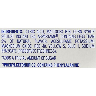 Crystal Light On The Go Lemon Powder Tea, 0.08 oz., 30/Box (00757)