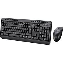 Adesso WKB-1320CB Wireless Keyboard and Optical Mouse Combo, Black