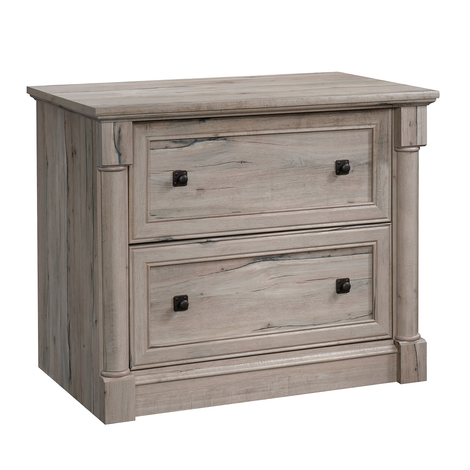 Sauder Palladia 2-Drawer Lateral File Cabinet, Letter/Legal Size, 29.63H x 36.75W x 22D, Split Oak (424812)