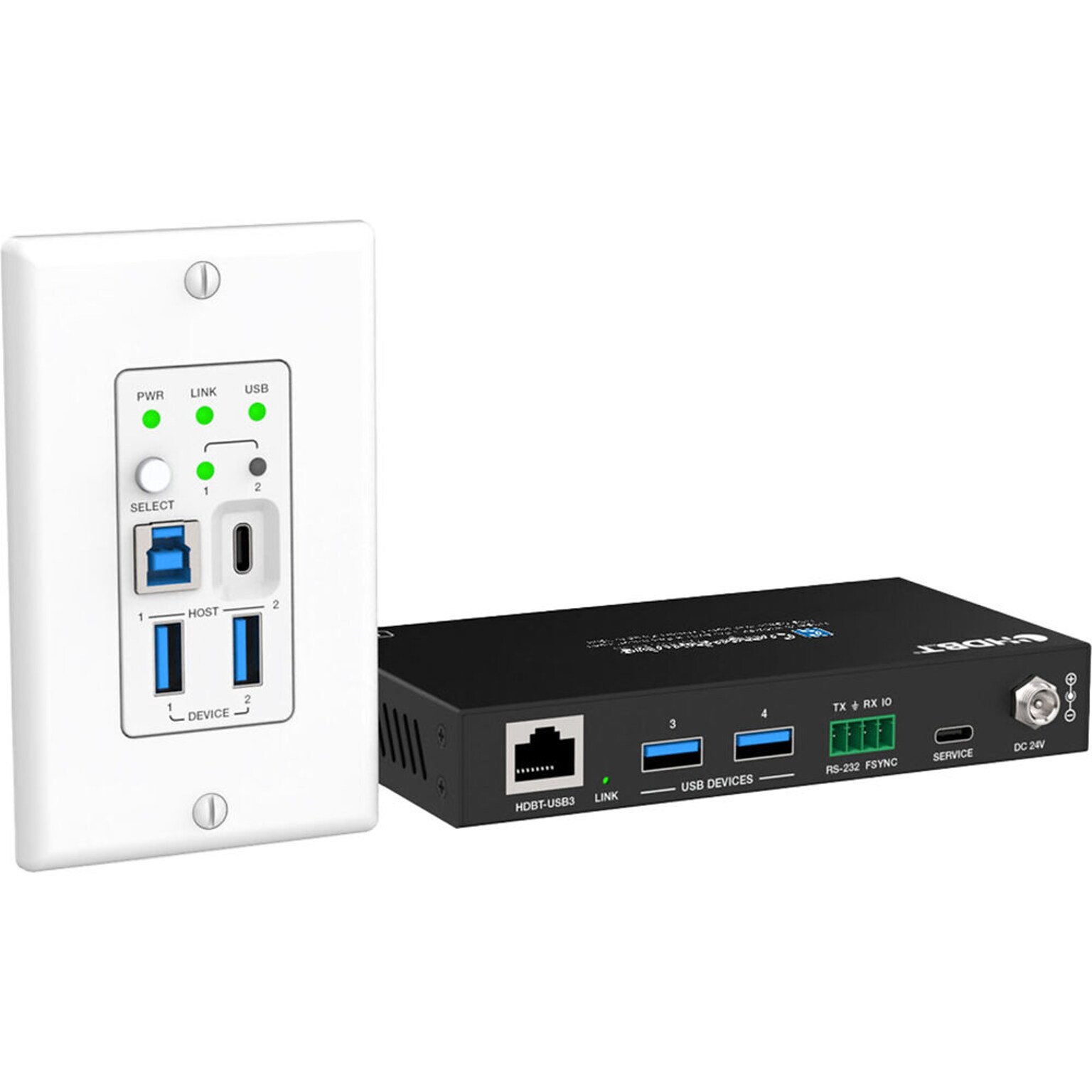 Comprehensive Pro AV/IT Integrator GX USB5GX 530WPK USB 6 Port Wall Plate KVM Extender Kit
