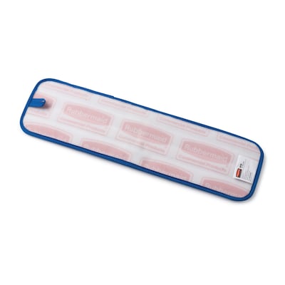 Rubbermaid Hygen Microfiber 18" Wet Mop Pad, Blue (FGQ41000BL00)