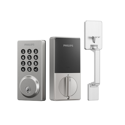 Philips Smart Wi-Fi Door Lock with Push Button Lighted Keypad and Handle Set