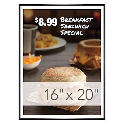 Staples 16 x 20 Plastic Poster Frame (PPFRM-1620)