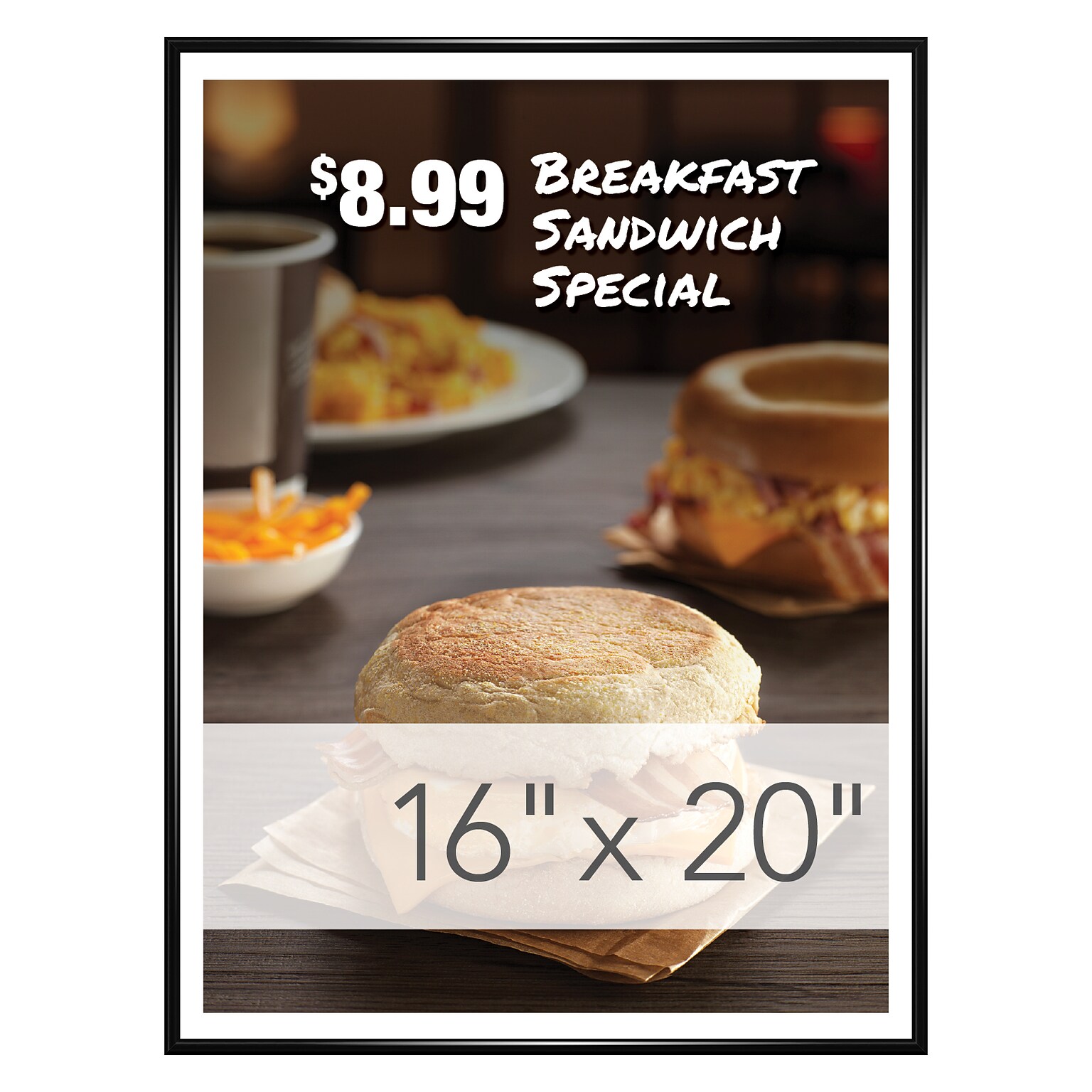 Staples 16 x 20 Plastic Poster Frame (PPFRM-1620)