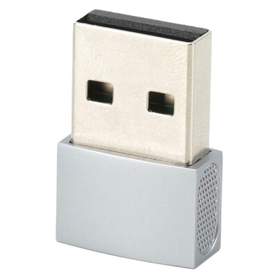 Amaze USB-C to USB-A Adapter, Silver, 2/Pack (AMZUSBCA2P)