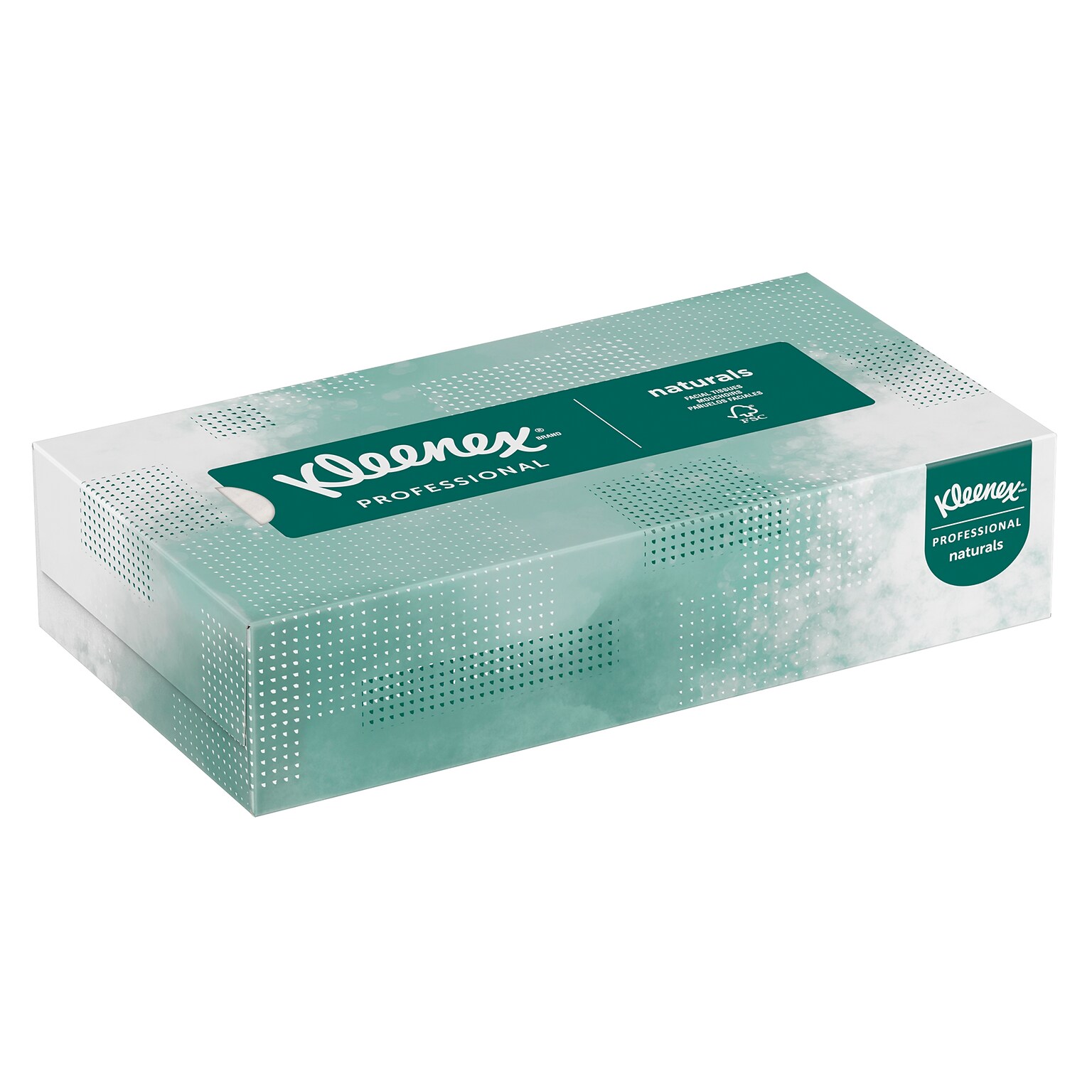 Kleenex Professional Naturals Standard Facial Tissue, 2-Ply, White, 125 Sheets/Box, 48 Boxes/Case (21601)