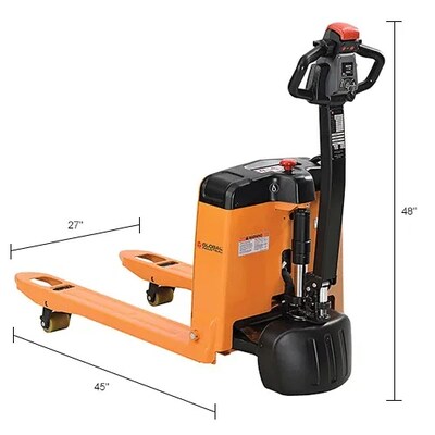 Global Industrial Self-Propelled Electric Pallet Jack, 4000 lb. Capacity, 27"W x 45"L Forks (989069)
