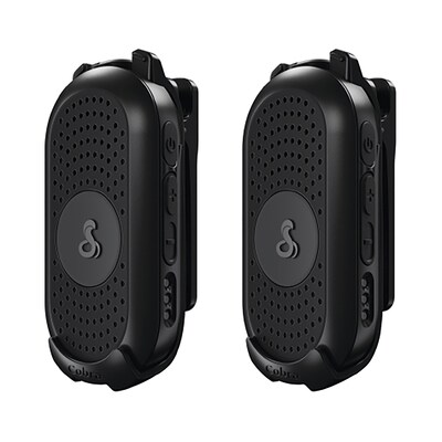 Cobra Compact 2-Way Handheld Business Radio with Dual-Dock Charger and Headset, Black, 2/Pack (PX280)