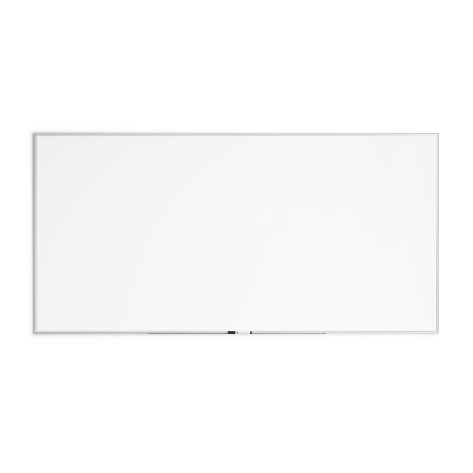 U Brands Melamine Dry Erase Whiteboard, 95 x 47, Silver Aluminum Frame (064U00-01)