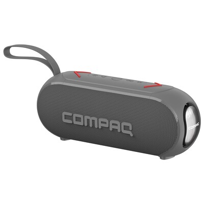 Compaq Wireless Bluetooth 10W Portable Speaker, Waterproof, Black (CMQ10W)