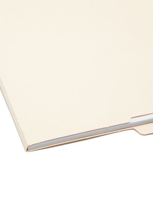 Smead Recycled End Tab File Folder, Straight Cut, Letter Size, Manila, 100/Box (24127)