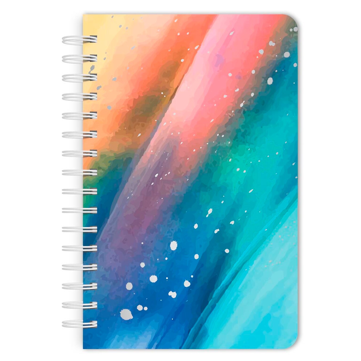 BrownTrout Starburst 5.25 x 8.25 Academic & Calendar Year Personal Organizer, Multicolored (9798330707041)