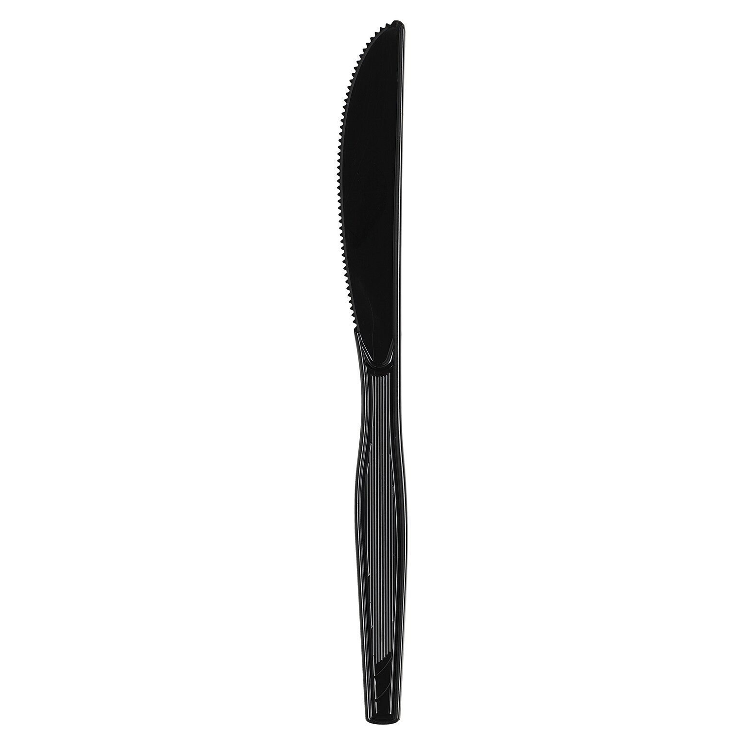 Dixie Plastic Knife, Heavy-Weight, Black, 1000/Carton (KH517)