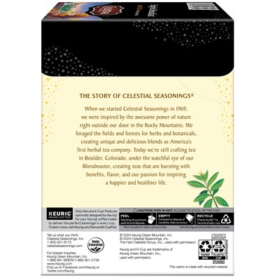 Celestial Seasonings Breakfast Blend Black Tea, Keurig® K-Cup® Pods, 24/Box (5000330008)