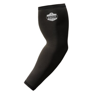 Chill-Its 6691 Cooling Arm Sleeves, Box-Handling Grip, Medium, 1-Pair, Black (12387)