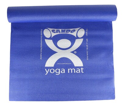 Cando Yoga Mat, Blue, 68 x 24 x 1/6, Eco-Friendly