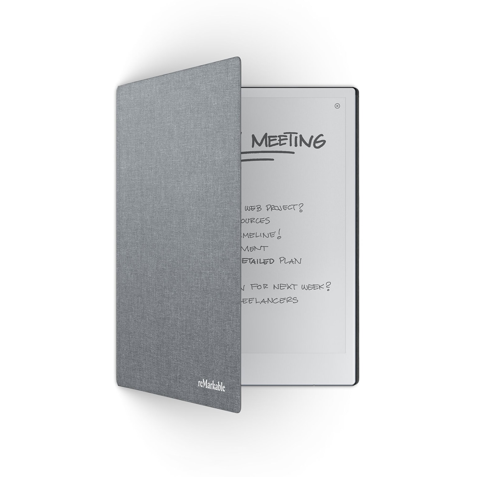 reMarkable Polymer Weave 10.3 Book Folio for reMarkable 2, Gray (RM314)